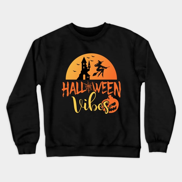 Halloween Vibes Crewneck Sweatshirt by MissSwass